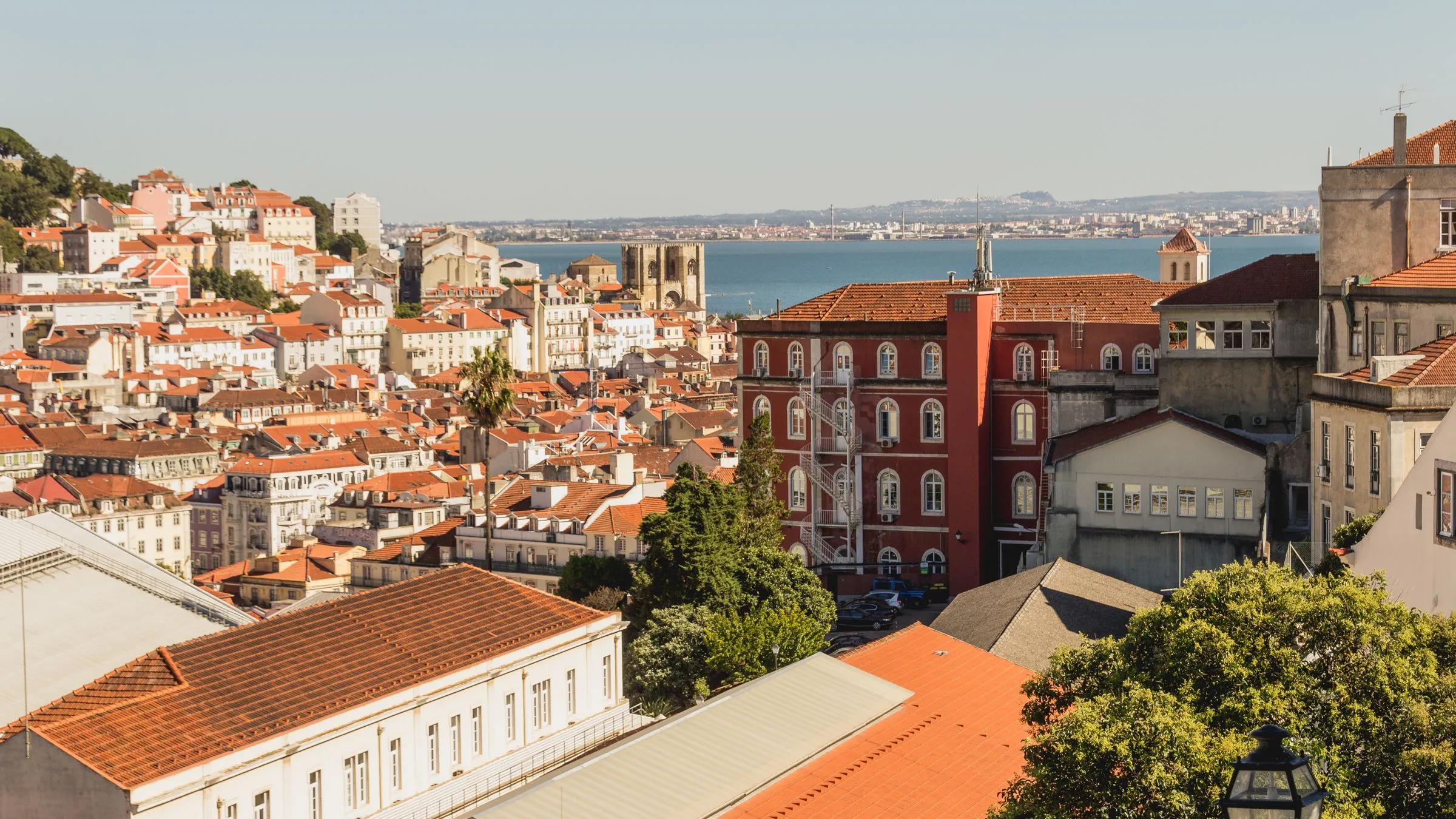 Lisbon's Alfama district and the Tejo River
