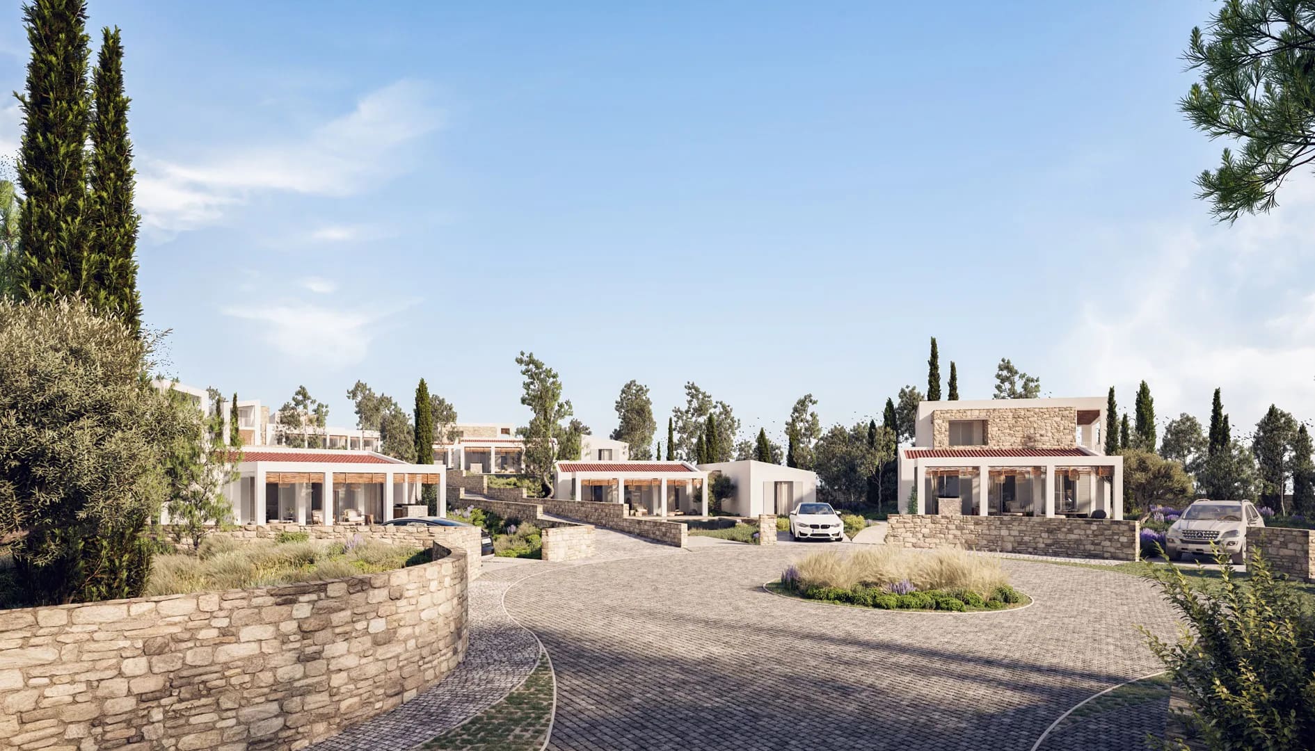 Villa in Paphos, Cyprus — exterior view